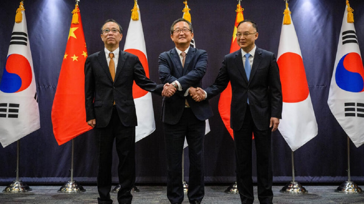 चीन, दक्षिण कोरिया र जापानका शीर्ष नेता वार्ता गर्न सहमत